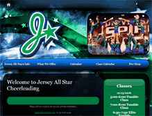 Tablet Screenshot of jerseyallstarcheerleading.com